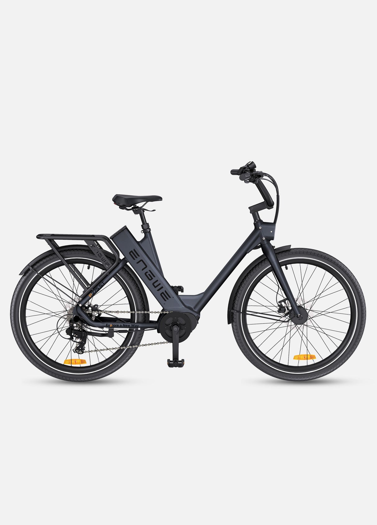 a black engwe p275 st urban e bike