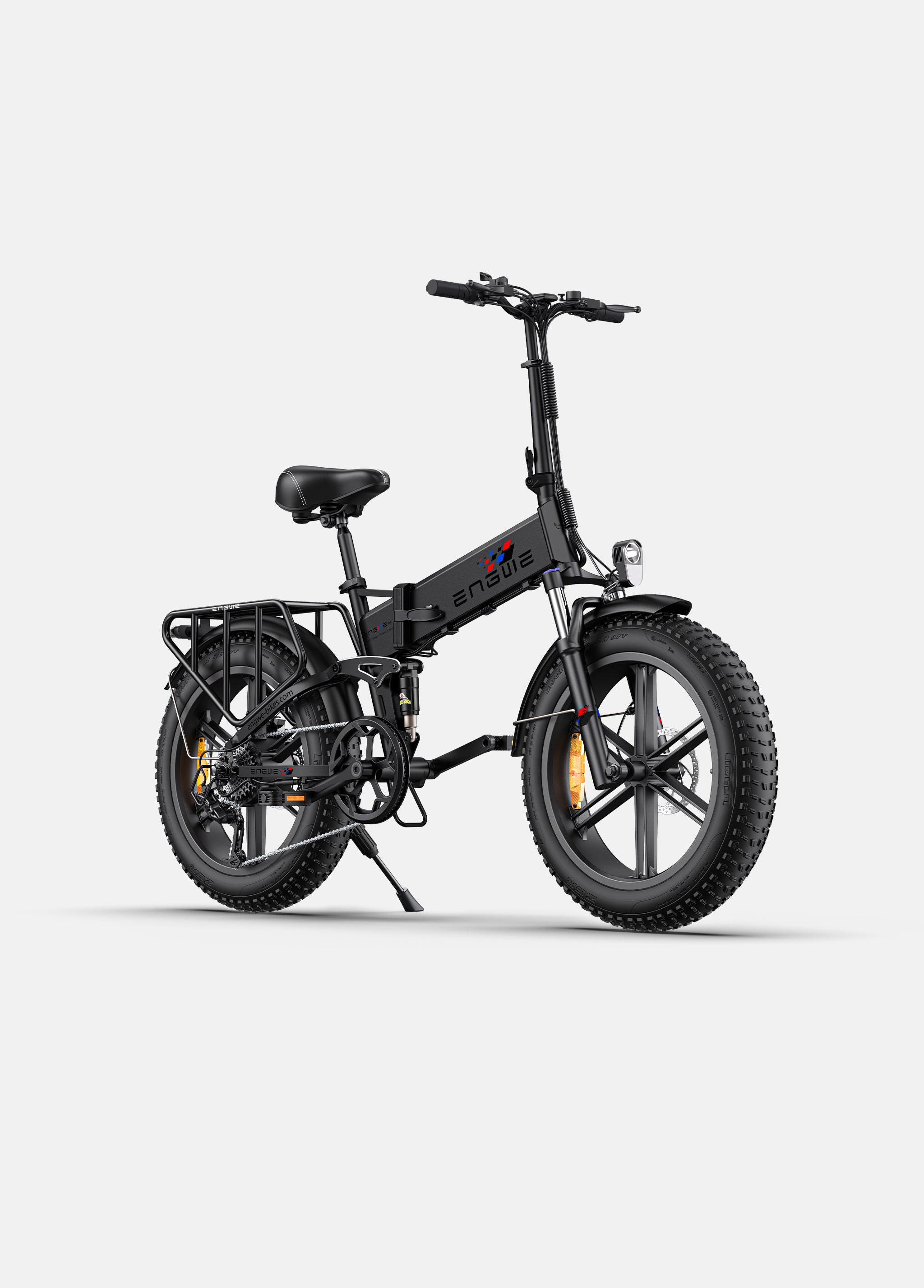 モペットENGWE Engine X ENGWE ENGINE X 120KM Z Podwójnym Zawieszeniem Składany Fat