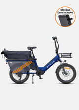 e cargo bicycle engwe le20 with storage case