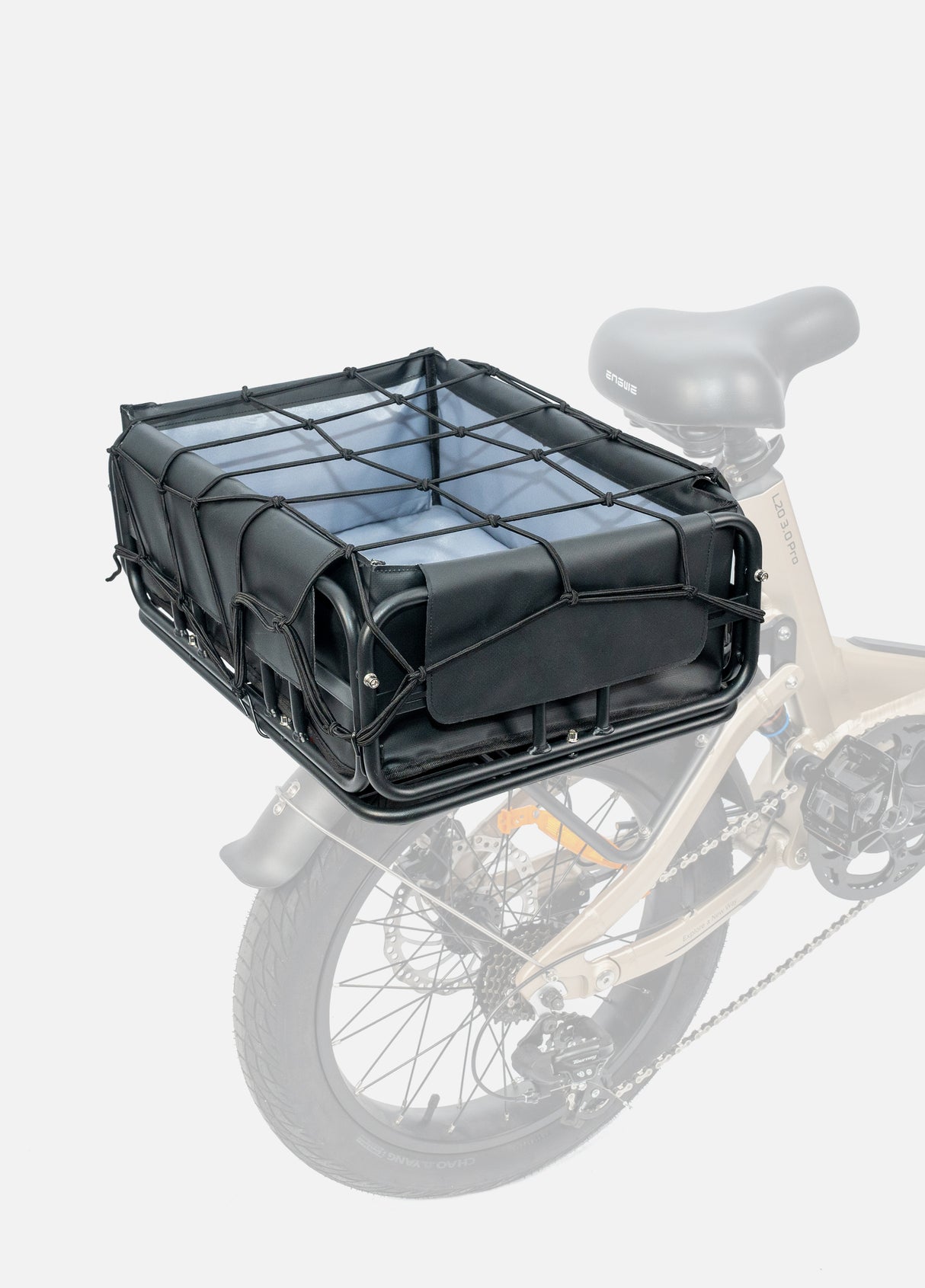 Zestaw tylnego koszyka rowerowego (bezpłatny prezent przy zakupie roweru elektrycznego E26 3.0 Pro)