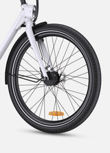 the front tire of engwe p275 st step through electric bike