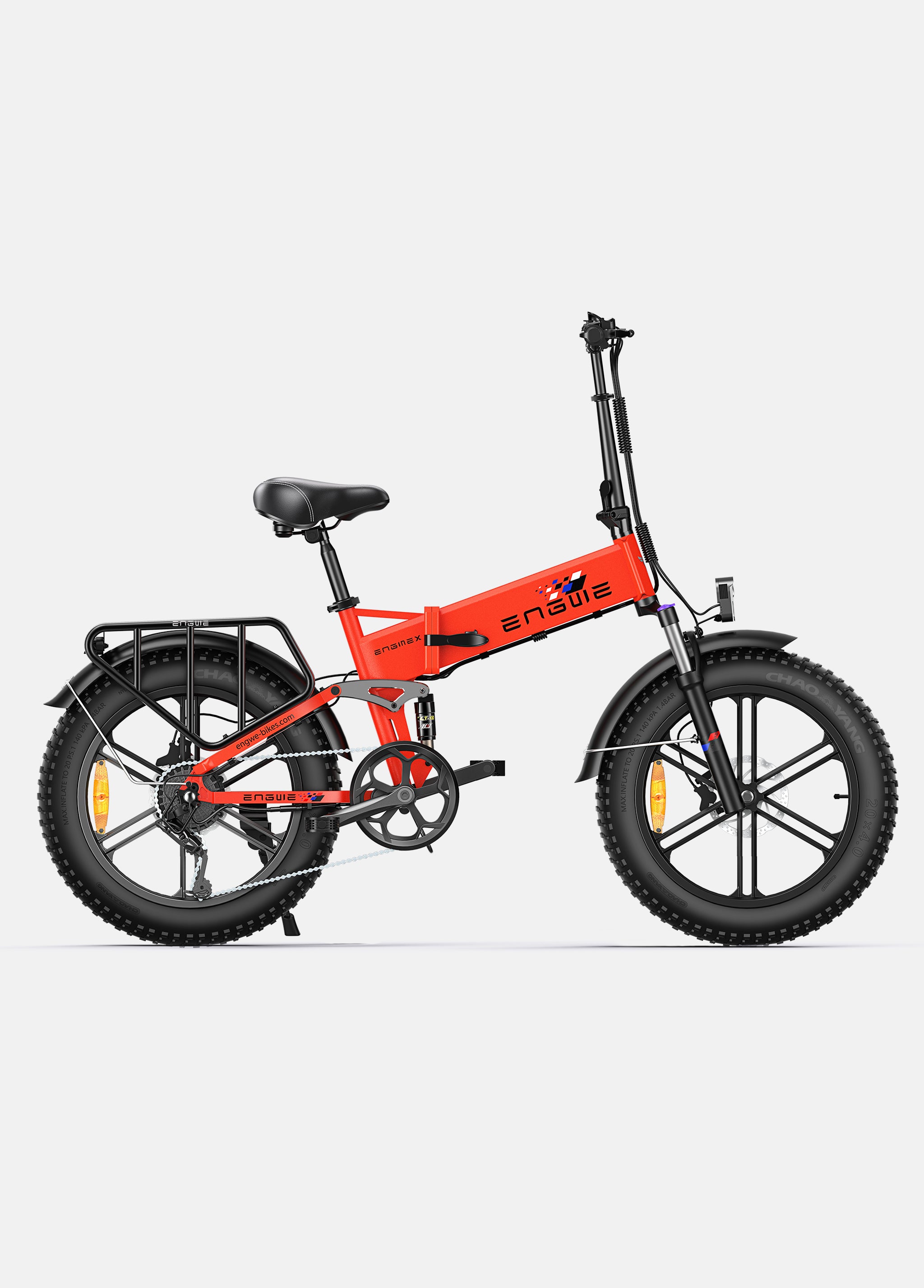 モペットENGWE Engine X ENGWE ENGINE X 120KM Z Podwójnym Zawieszeniem Składany Fat