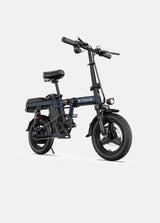 a blue engwe t14 compact ebike