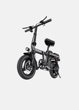 a gray engwe t14 folding e bike